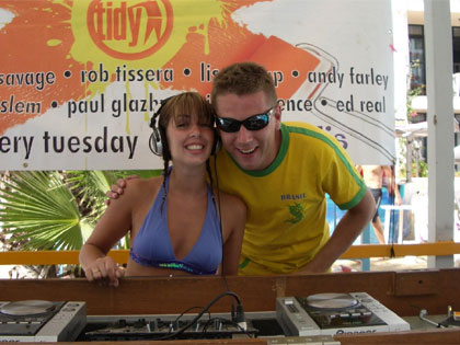 Kym Ayres with Frenzy favourite Ed Real