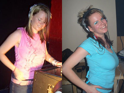 DJ Clodhopper is a very smiley happy lady