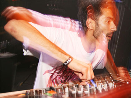 Deano from the Tidy DJs tearing up The Opera House