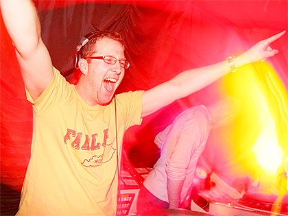 Jay Hales from Dirty Inc getting into the moment