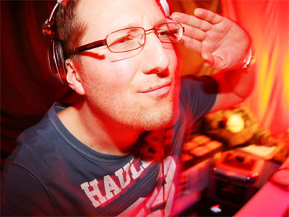 Jay Hales saluting Frenzy's Dusk Till Dawn crowd