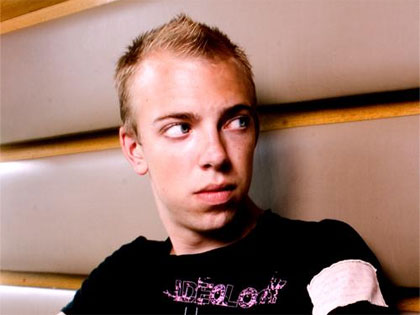An early press shot of a young Mr Bamford