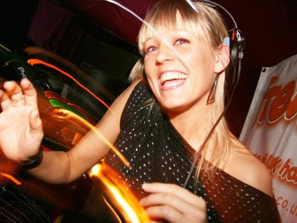 Cally Gage DJ'ing for Frenzy @ Bournemouth's Old Firestation