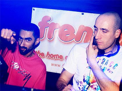 The Tidy DJs behind the Frenzy decks