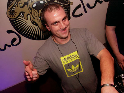 Lil' Bri DJ'ing at the Mud Club in Bognor