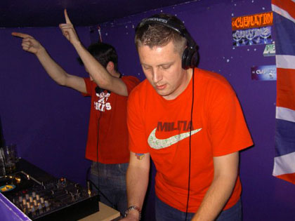 Ed Real on the decks