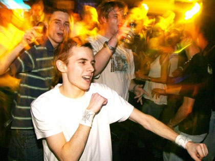 The Dusk Till Dawn basement rocking to the sound of Frenzy's Cheeky Scott