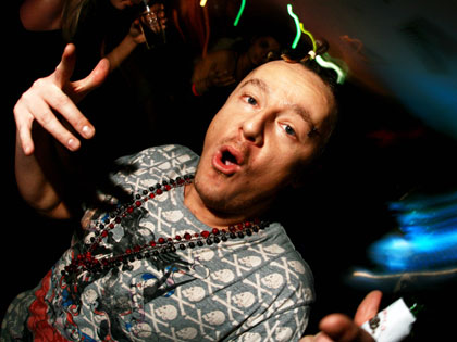 Scott from the Organ Donors on a night out
